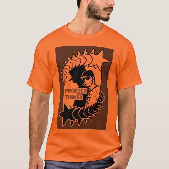 T-shirt Pièce en t orange de Prozack (Devant)