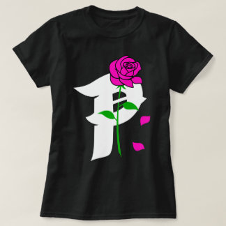 T-shirt Pièce en t rose de fille de P