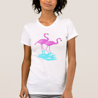 T-shirt Pièce en t rose de Flamant rose