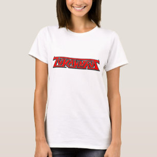 T-shirt Pièce en t rouge de logo de ZUKAHNAUT