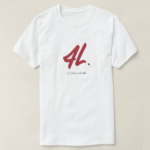 T-shirt pièce en t rouge SS/19 du logo 4Life
