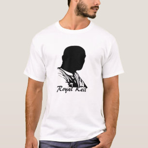 T-shirt Pièce en t royale de blanc de Keil