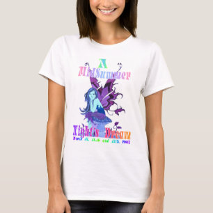 T-shirt Pièce en t simple de songe d'une nuit d'été de