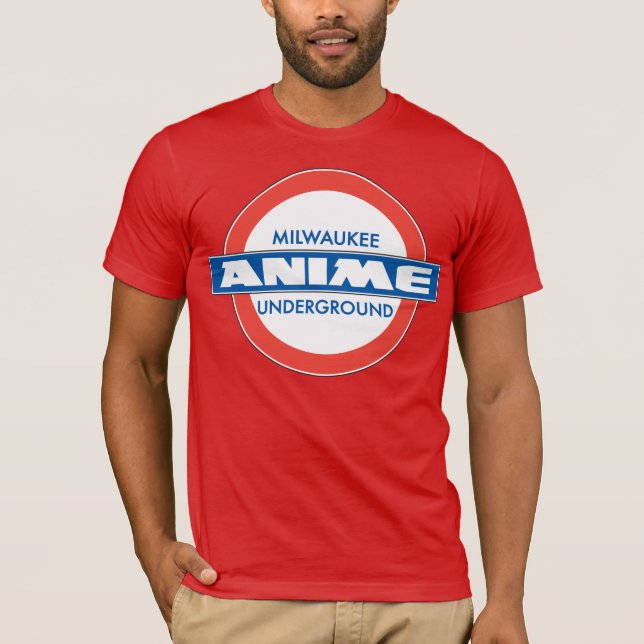 T-shirt Pièce en t souterraine de couleur d'Anime de (Devant)