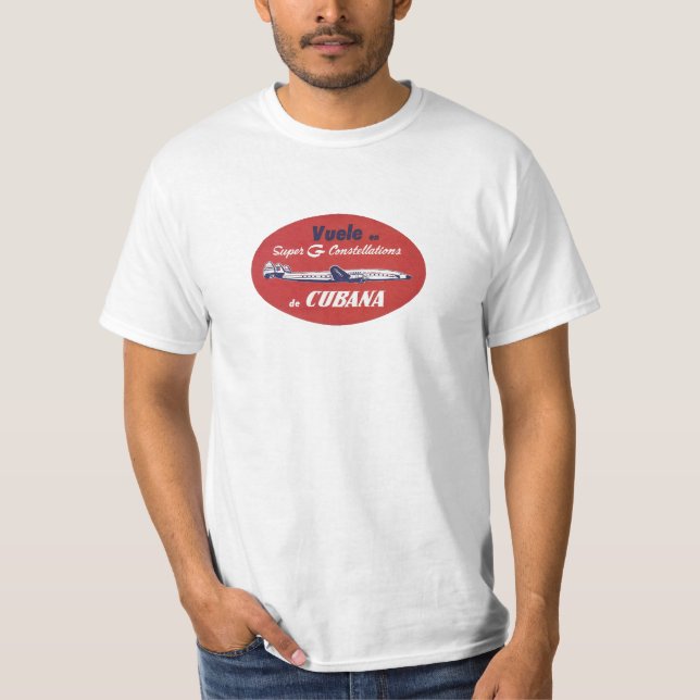 T-shirt Pièce en t superbe de cru du Cuba de (Devant)