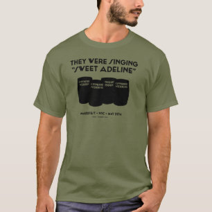 T-shirt Pièce en t unisexe "d'Adeline douce" (vert de