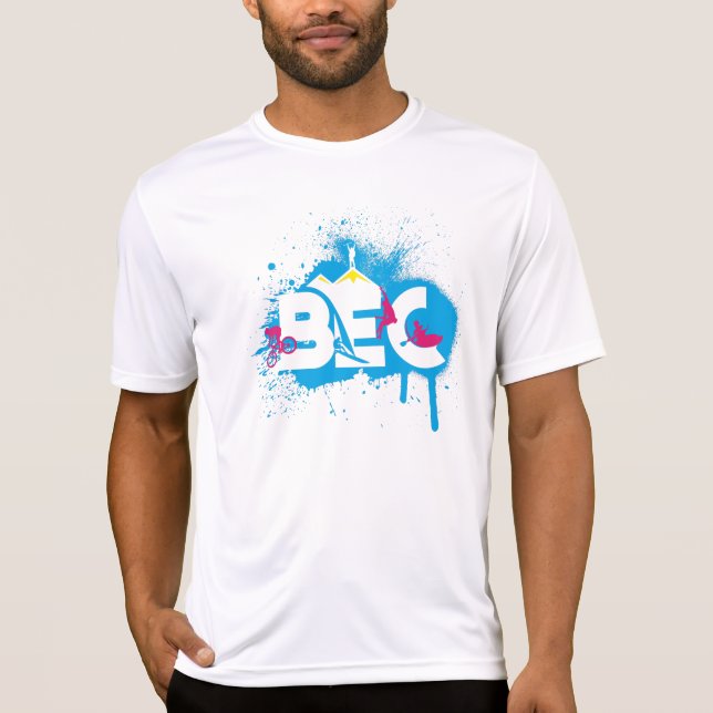 T-shirt Pièce en t unisexe de sports d'édition de BEC rad (Devant)