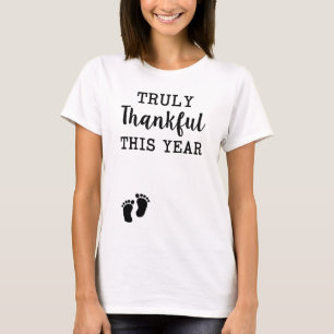 T-shirt Pièce en t véritablement reconnaissante enceinte
