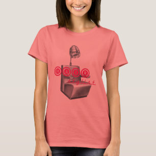 T-shirt Pièce en t vintage de sonnerie de dessiccateur de