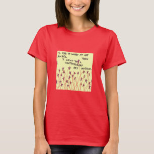 T-shirt Pièce maîtresse ou feu d'artifice ? Leçon illusion