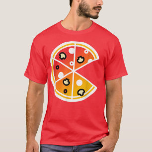 T-shirt Pièce Manquante Pizza Slicefunny Couples Pizza S 1