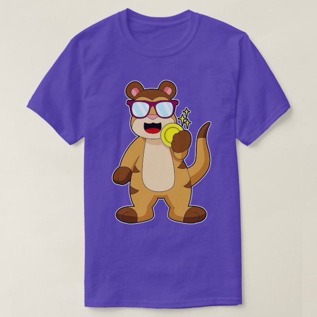 T-shirt Pièce Meerkat Gold (Design devant)