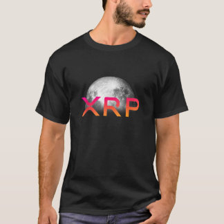 T-shirt Pièce Ripple XRP Lune Armée XRP Crypto Monnaie Éle