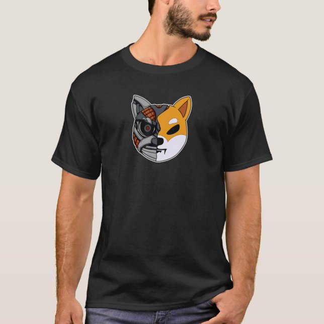 T-shirt Pièce Shiba - Crypto Shiba Inu - Merche Shiba Inu (Devant)