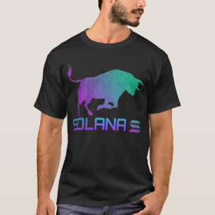 T-shirt pièce solaire bullrun SOL Crypto pièce HODL
