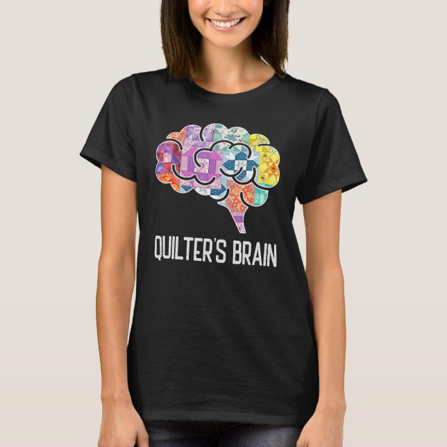 T-shirt Piecemaker Mind Quilter Science Patchwork Quilter (Devant)