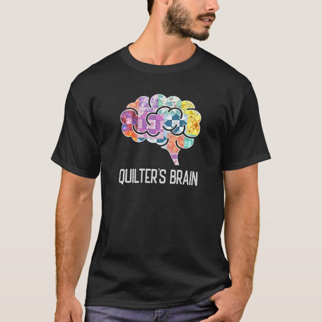 T-shirt Piecemaker Mind Quilter Science Patchwork Quilter (Devant)