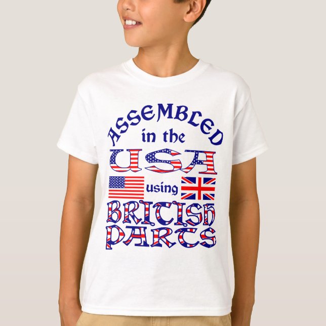 T-shirt Pièces britanniques avant (Devant)