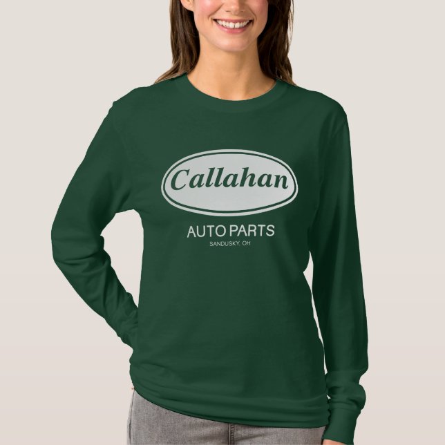 T-shirt Pièces d'auto de Callahan (Devant)