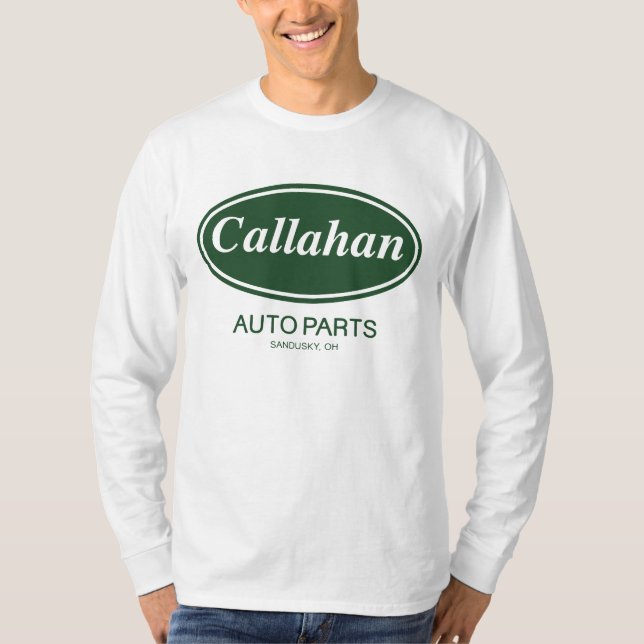 T-shirt Pièces d'auto de Callahan (Devant)