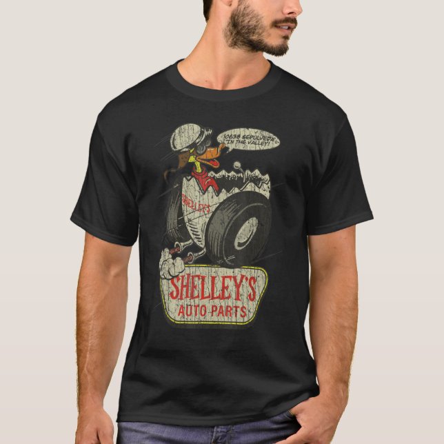 T-shirt Pièces d'auto de Shelley 1966 (Devant)