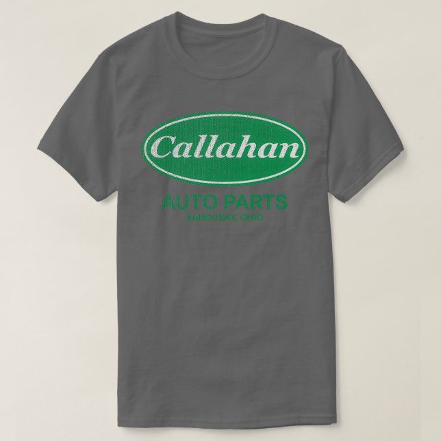 T-shirt Pièces d'automobile Callahan (Design devant)