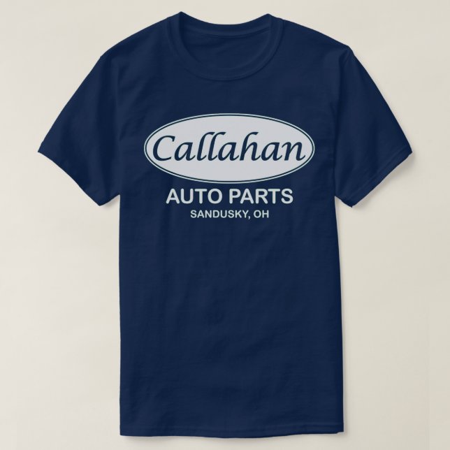 T-shirt Pièces d'automobile Callahan (Design devant)