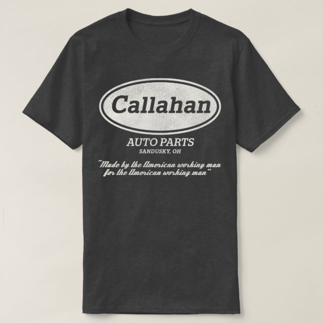 T-shirt Pièces d'automobile Callahan usées (Design devant)