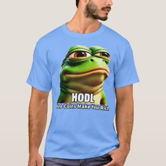 T-shirt Pièces de Meme HODL