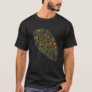 T-shirt Pièces de puzzle Animaux Huîtres Sensibilisation à