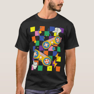 T-shirt Pièces de tissu esthétique Kidcore pour jeux vidéo