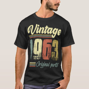 T-shirt Pièces d'origine Vintage 1963 Vintage 1963