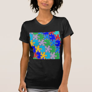 T-shirt pièces du puzzle de l'autisme 41