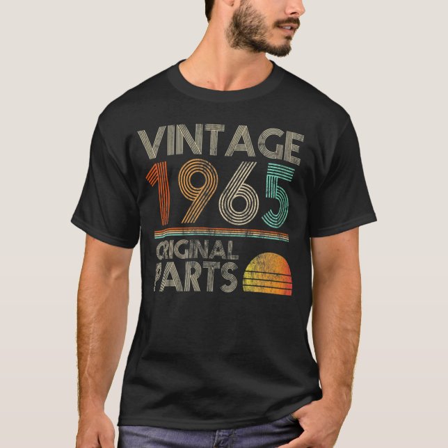 T-shirt Pièces Originales Anniversaire 1965 57E (Devant)