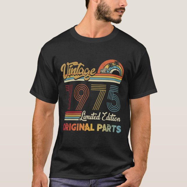T-shirt Pièces originales vintages 1975 (Devant)