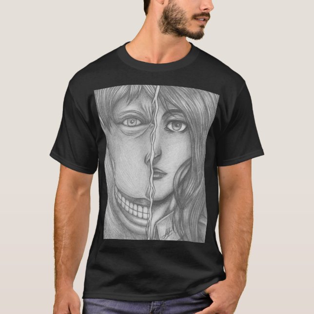 T-shirt Pieck Finger - Chariot Titan (Devant)