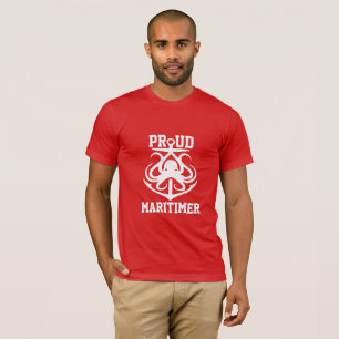 T-shirt Pied d'ancre de maritimer Fiers route du phare de