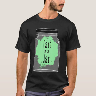 T-shirt Pied Dans Un Jar - Fart Joke - Drôle