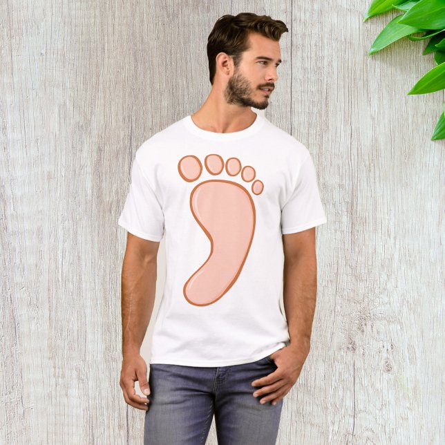 T-shirt Pied droit humain (Créateur téléchargé)