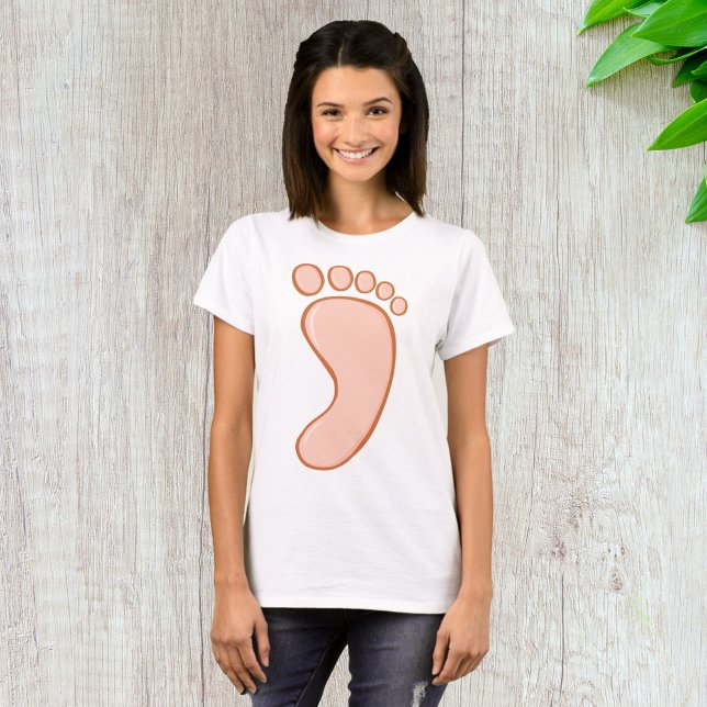 T-shirt Pied droit humain (Créateur téléchargé)