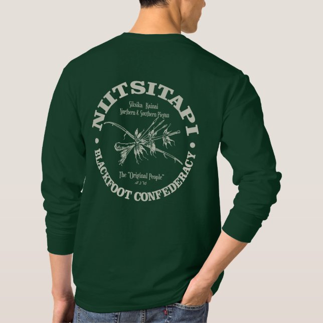 T-shirt Pieds noirs (Niitsitapi) (Dos)