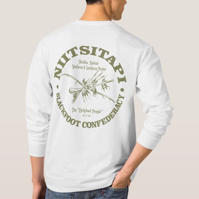 T-shirt Pieds noirs (Niitsitapi) (Dos)