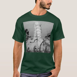T-shirt pieds sous la mer