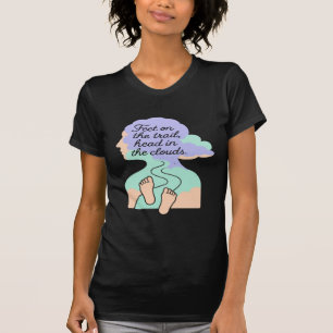 T-shirt Pieds sur le sentier, direction dans les nuages Ra
