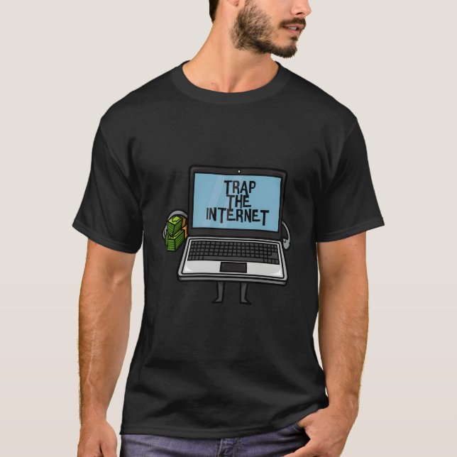 T-shirt Piège Internet (Devant)