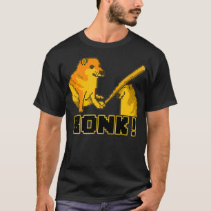 T-shirt Piel Art Cheems Bonk Meme
