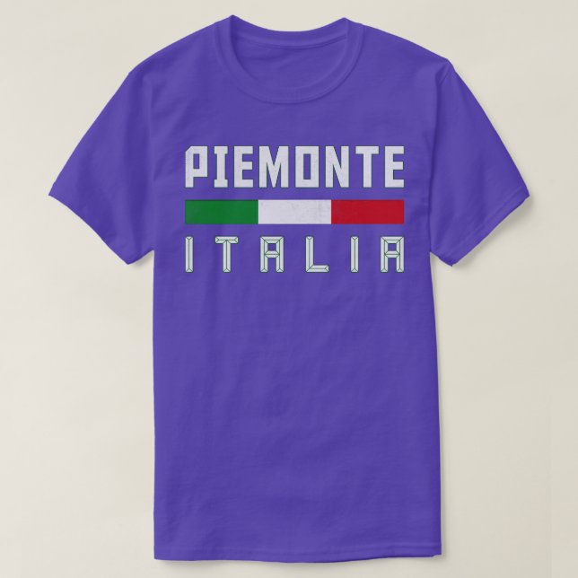 T-shirt Piemonte Piedmont Italia (Design devant)