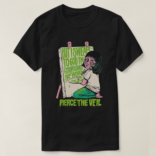 T-shirt Pierce The Veil Merch Change The World Shirt (Design devant)