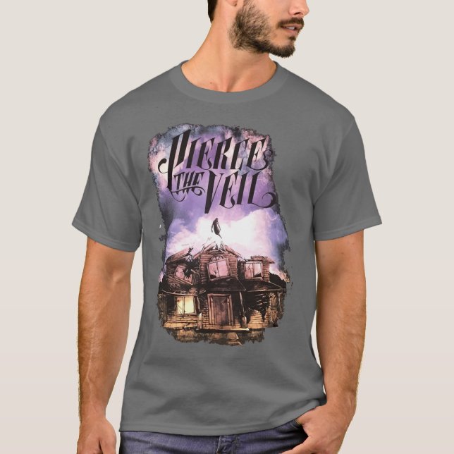 T-shirt Piercehe Veil Collide Withhe Sky amis rétro (Devant)