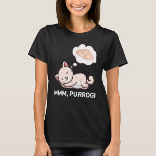 T-shirt Pierogi Chat Polonais Nourriture Pologne Polska
